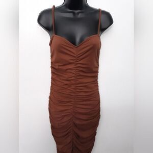 Brown Love J dress